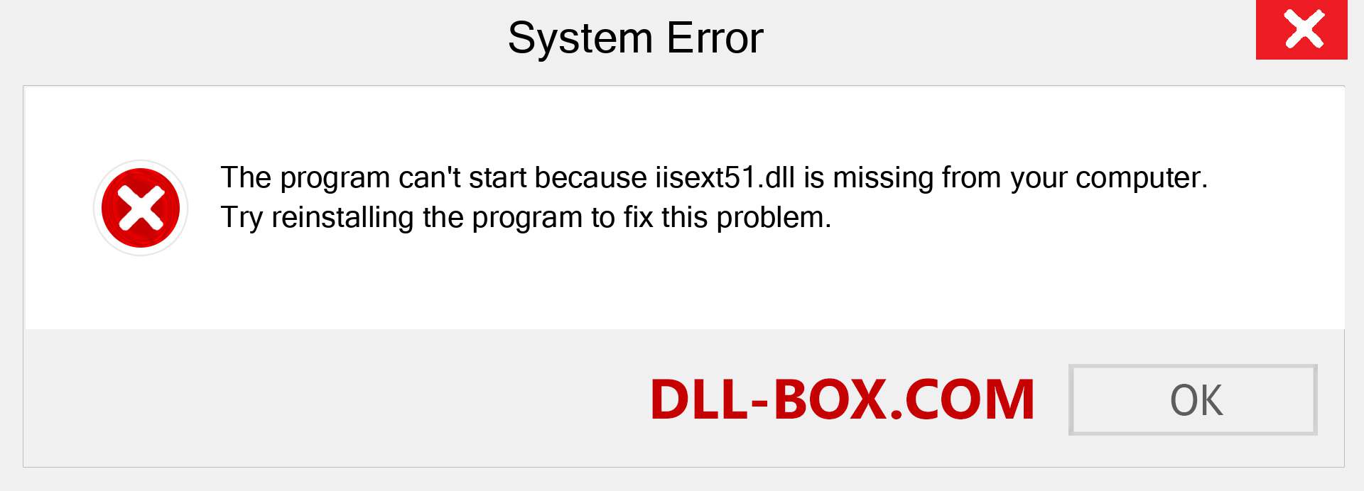  iisext51.dll file is missing?. Download for Windows 7, 8, 10 - Fix  iisext51 dll Missing Error on Windows, photos, images